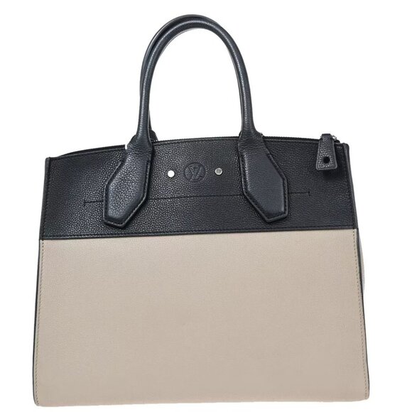 LOUIS VUITTON City Steamer MM 2Way Hand Bag Taurillon Leather BE M54314 636RJ781 - Picture 3 of 16